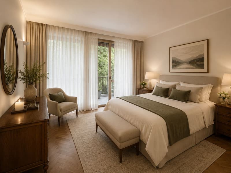 Appartamento panoramico su due livelli con suite ospiti indipendente a Lugano Castagnola (7)