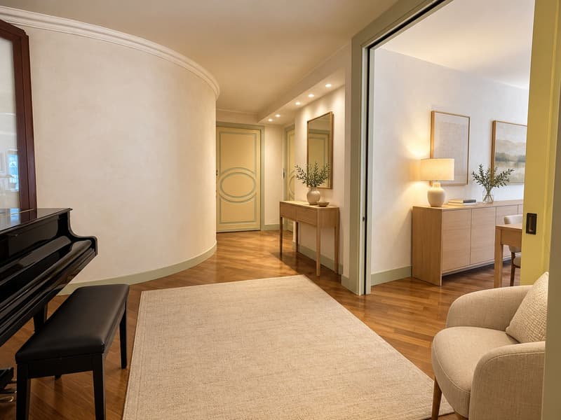 Lugano Castagnola – Elegante appartamento duplex con vista lago e suite ospiti indipendente (9)