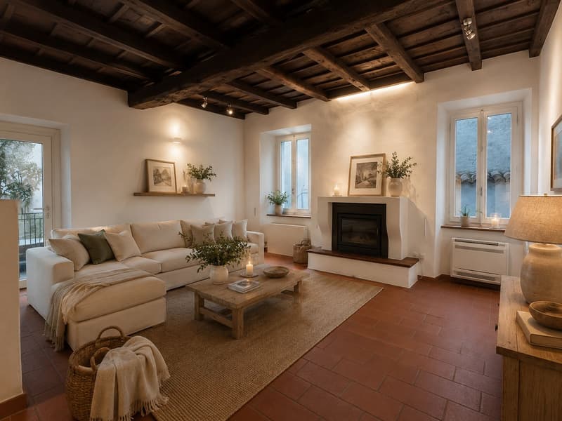 Stilvoll renovierte Residenz im historischen Dorfkern von Morcote (1)