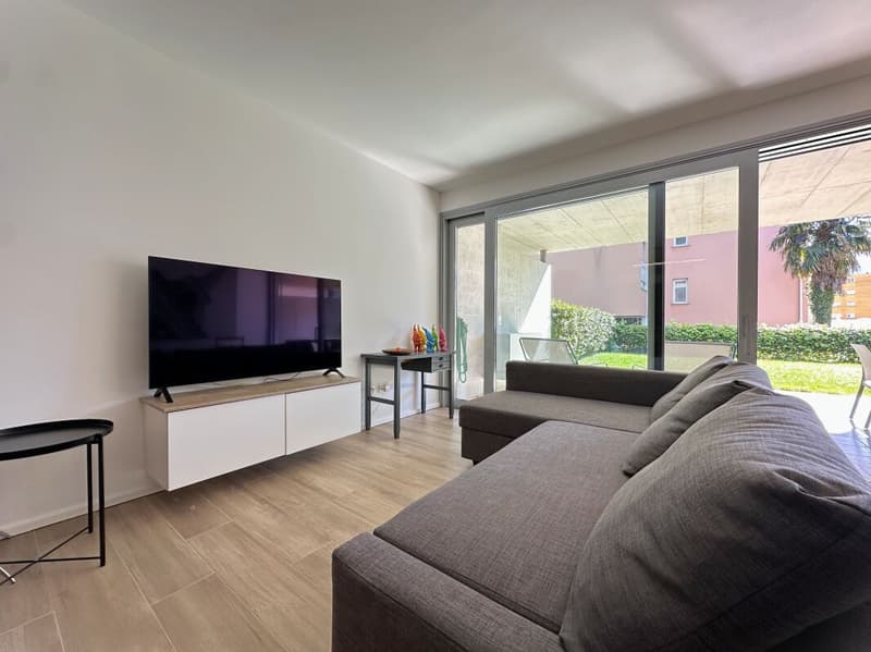 Appartement moderne 2,5 pièces avec jardin à Bellinzone (4)