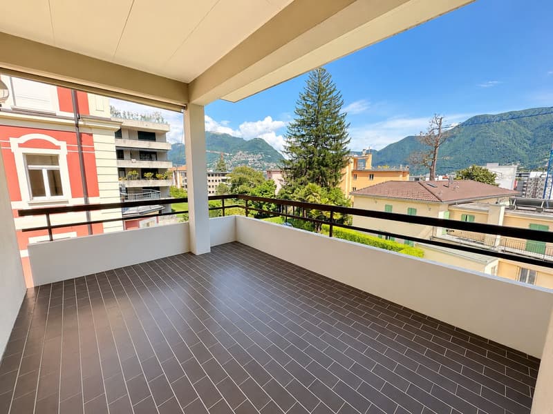 Lugano, spacious apartment just a few steps from the lake and Paradiso (3)