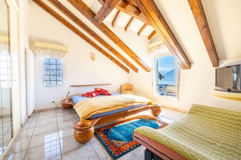Minusio : prestigieux attique duplex avec vue sur le lac Majeur (10)