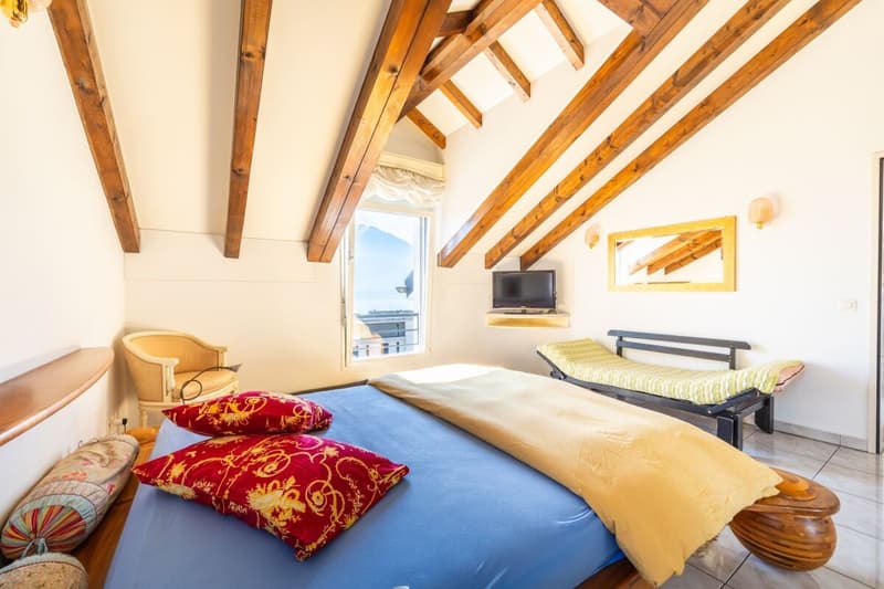 Minusio : prestigieux attique duplex avec vue sur le lac Majeur (9)