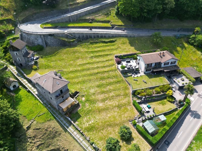 Bauparzelle mit Baubewilligung in Golino – 3 Grundstücke (3)