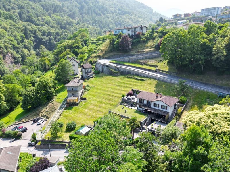 Bauparzelle mit Baubewilligung in Golino – 3 Grundstücke (1)