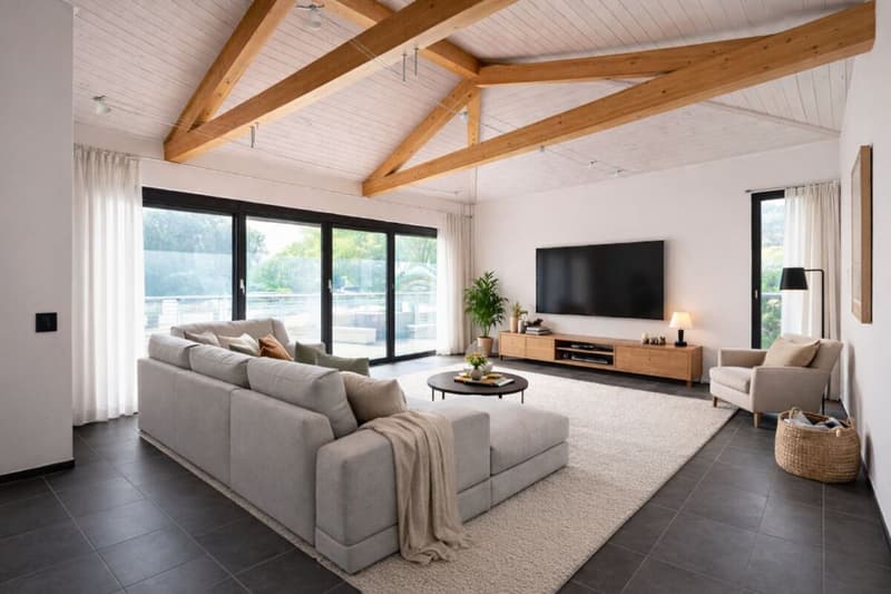 Hochwertiges Einfamilienhaus mit Sauna, Innenpool und Aufzug (1)