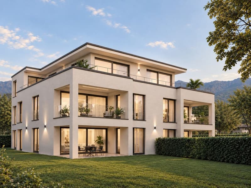 Ascona - Exklusive 4.5-Zimmer-Wohnung mit wunderschöner gedeckter Terrasse (1)
