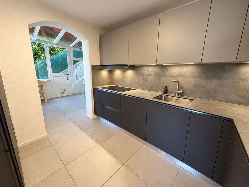 Casa a schiera ristrutturata, con terrazza panoramica e giardino privato fronte lago (7)