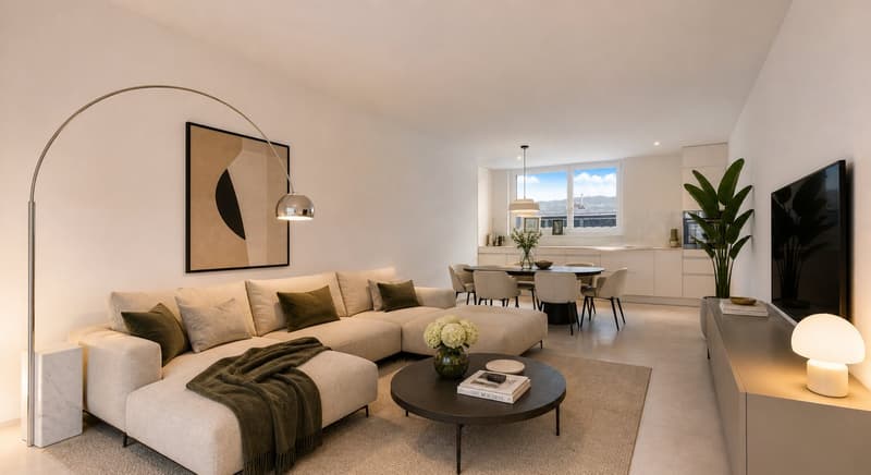 Modern attic apartment with spacious outdoor area (1)