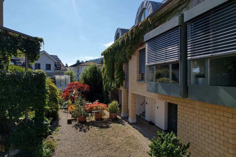 Appartamento moderno e centrale con area di giardino in un ambiente verde! (6)