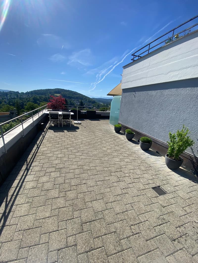 Appartamento esclusivo con terrazza e vista mozzafiato su Adliswil (4)