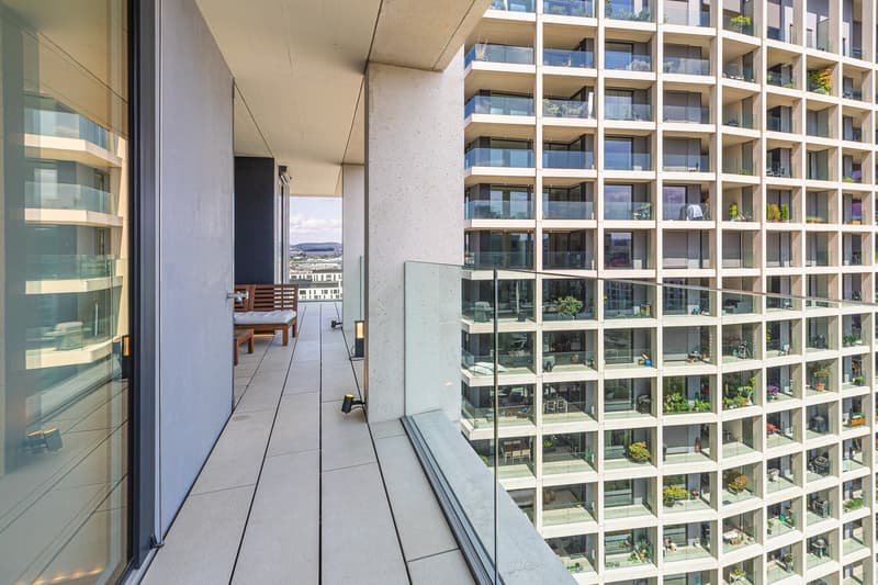 Appartamento esclusivo 2 camere con vista panoramica sui tetti di Zurigo (11)