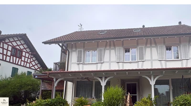 Appartement en mansarde charmant avec poêle suédois et vue sur le vert (11)