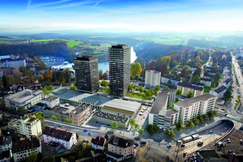 Rhyfall Tower | Panoramic Living above the Rhine Falls (1)
