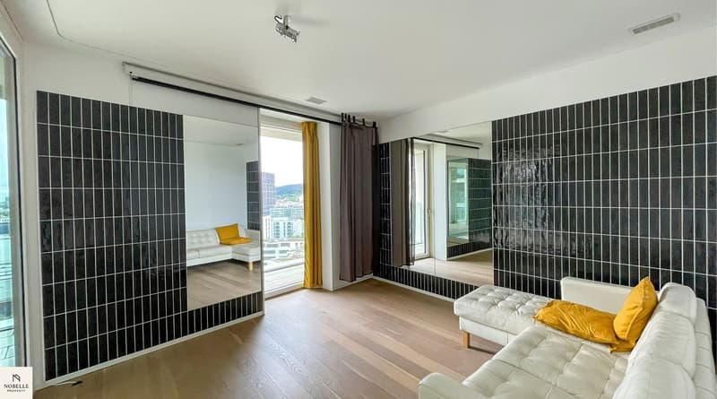 Appartamento moderno 2.5 locali al 13° piano con vista mozzafiato sulla città – Glattpark, Zurigo (1)