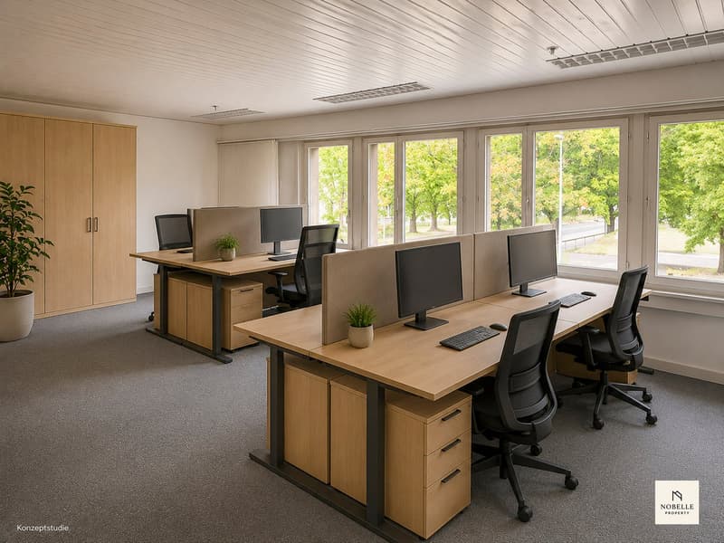 Charmantes Büro mit viel Raum zu attraktivem Mietzins (1)