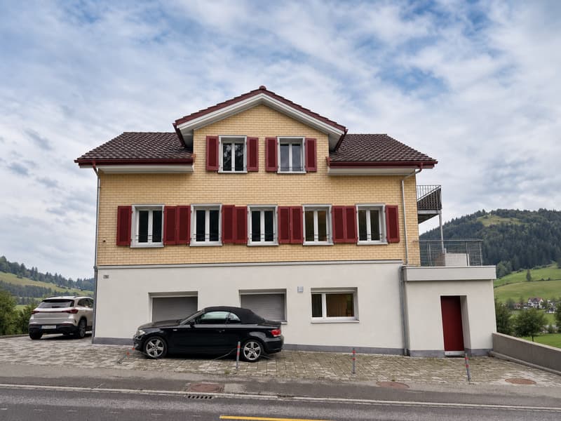 4-Zimmer-Wohnung mit Gewerbepotenzial, zwei Zugängen und Aussenparkplatz – Bezug ab 01.12.2026 (1)
