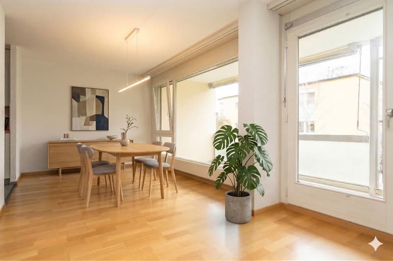 Appartamento di 3.5 locali con balcone e posto auto a Bolligen (3)