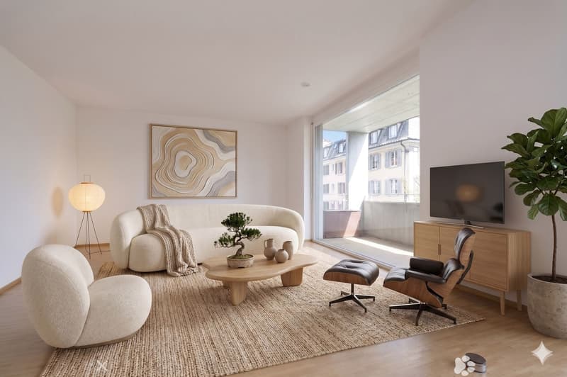 4.5-Zimmer-Eigentumswohnung mit Balkon und Einstellplatz in Biel (2)
