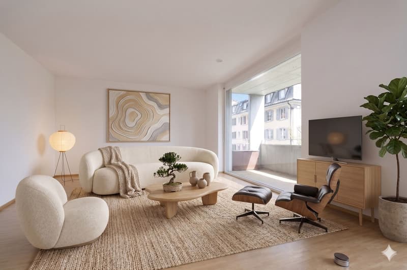 4.5-room apartment with balcony and parking space in Biel (2)