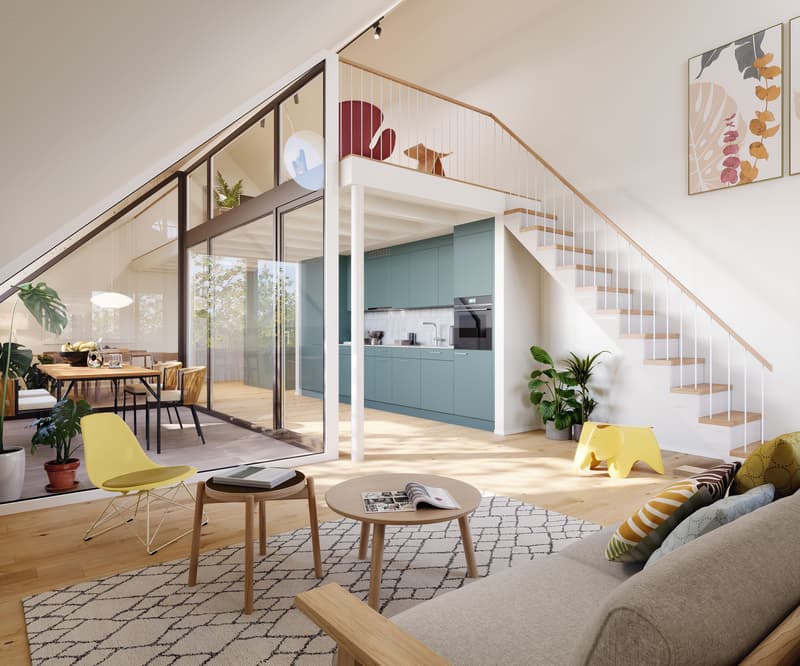 B3 | New 3.5-room apartment, 2nd floor / gallery (2)