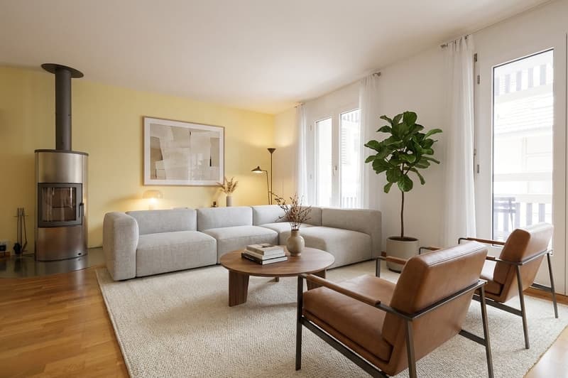 5.5-Zimmer-Reihenhaus mit Aussensitzplätzen, zwei Balkonen und einem Einstellhallenplatz (2)