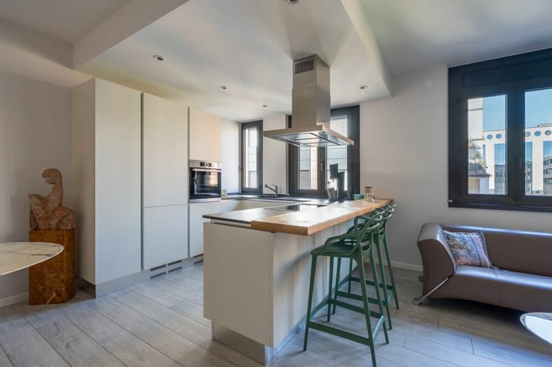 LUGANO CENTER · BRIGHT 3.5 ROOMS COMPLETELY RENOVATED · MODERN COMFORT (3)
