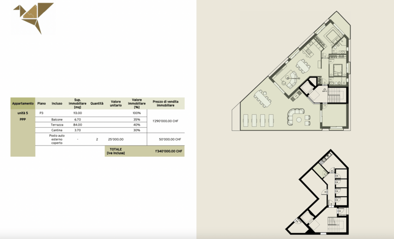ORIGLIO RÉSIDENCE ORIGAMI · NOUVEL APPARTEMENT 4.5 PIÈCES 84 M2 DE TERRASSE (8)