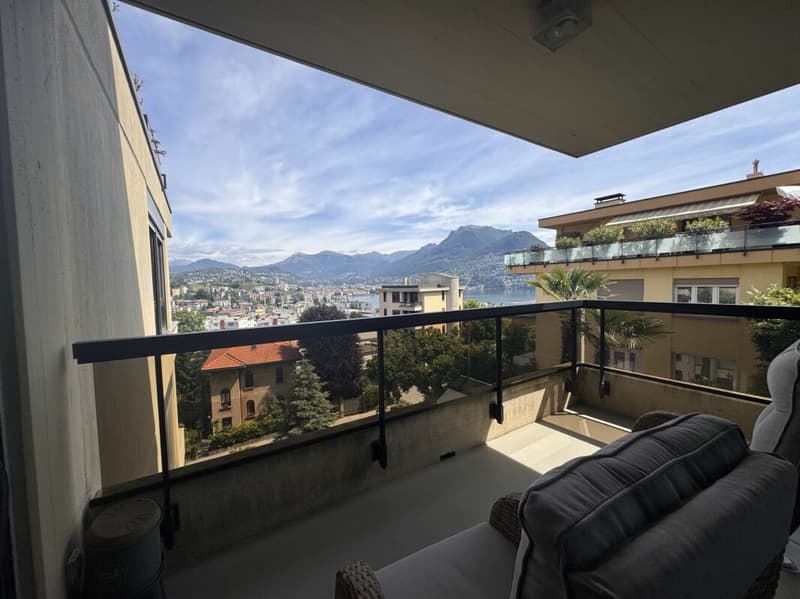 PARADIES | 6 Zimmer mit Terrasse von 109 m2 mit Panoramablick auf den Luganer See und den Golf von Lugano (6)