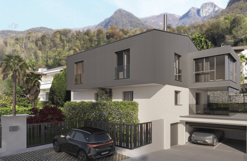 MELANO - VILLA IN BAU MIT PRIVATGARTEN UND GROßZÜGIGEN FAMILIENRÄUMEN (1)