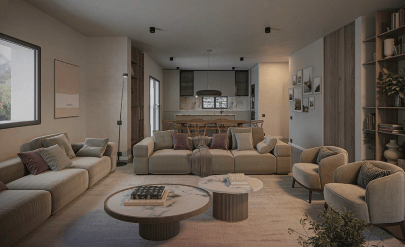 MELANO - VILLA IN BAU MIT PRIVATGARTEN UND GROßZÜGIGEN FAMILIENRÄUMEN (2)