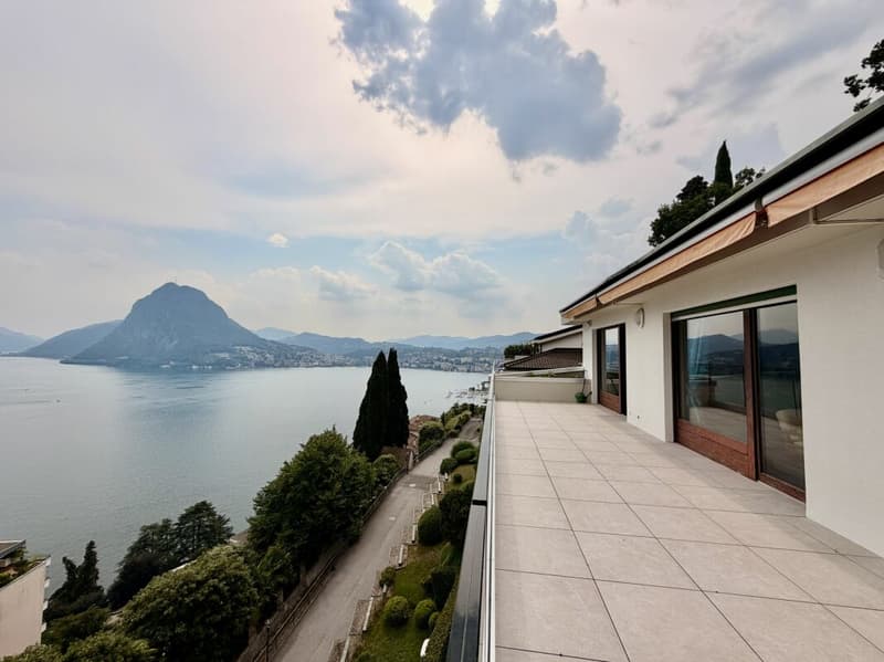 CASTAGNOLA · L'EXCLUSIVITÉ DONNANT SUR LE GOLFO DI LUGANO (2)