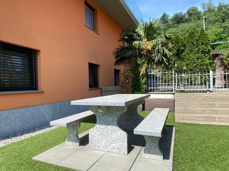 BARBENGO SCUOLE · 4.5 LOCALI CON PISCINA CONDOMINIALE E ORTO ANNESSO (12)