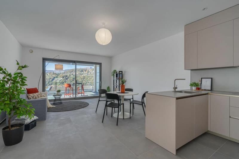 PREGASSONA · RENT TO BUY 3½ LOCALI CON TERRAZZA COPERTA E GIARDINO (2)