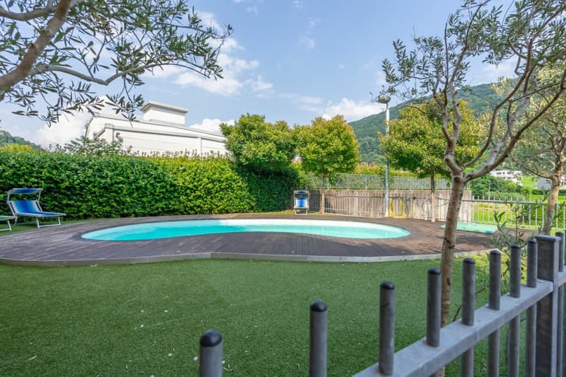 BARBENGO SCUOLE · 4.5 LOCALI CON PISCINA CONDOMINIALE E ORTO ANNESSO (2)