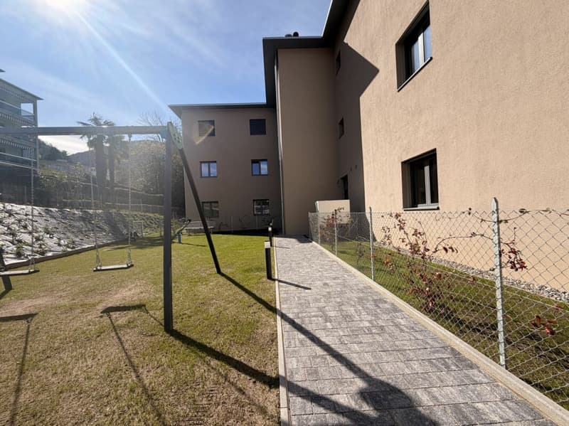PREGASSONA · RENT TO BUY 3½ LOCALI  CON TERRAZZA COPERTA E GIARDINO (14)