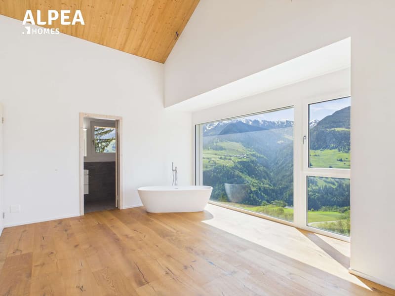 Single-family house with annex and panoramic view in Cumbel (Val Lumnezia) (6)