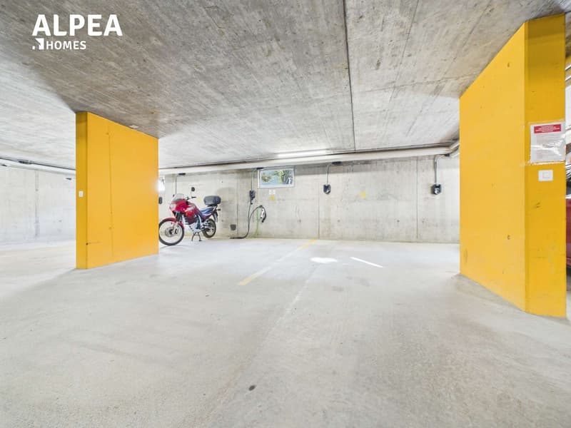 Tiefgaragenplatz Nr. 13 mit Elektroanschluss für Ladestation