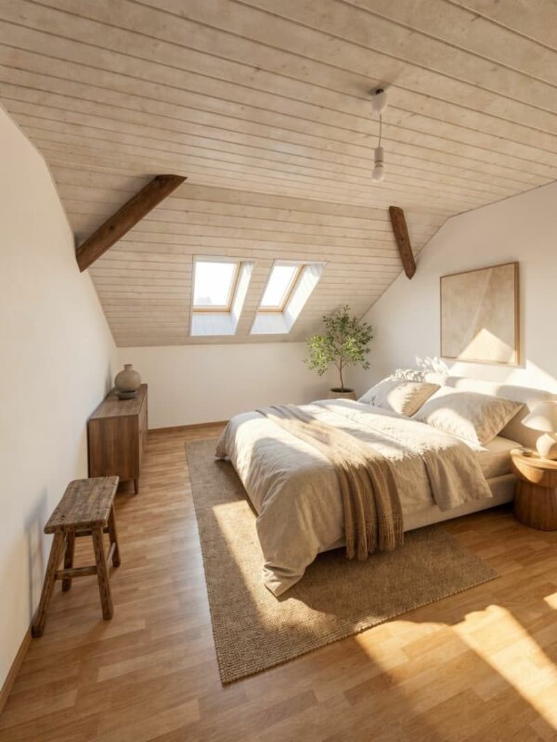 Bright duplex of 126 m² with communal garden in a green setting in Vuissens (3)