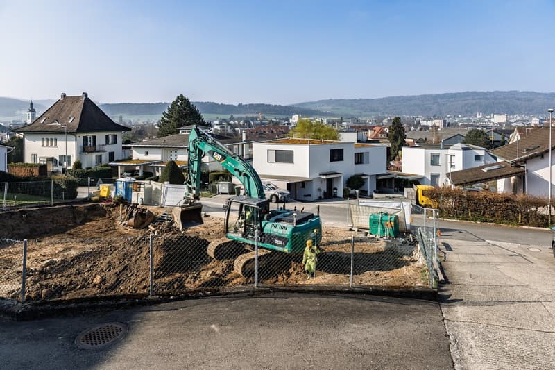 New construction project with a view of the mountains 5 ½ room single-family home (A) in Wohlen (8)
