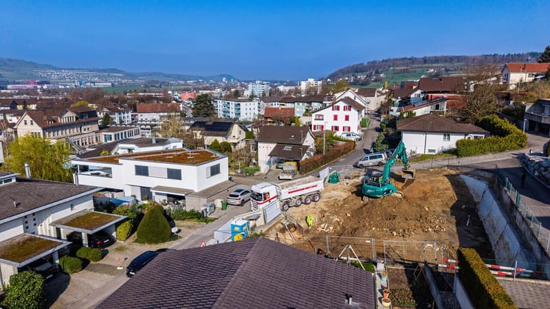 New construction project with a view of the mountains 5 ½ room single-family home (A) in Wohlen (6)