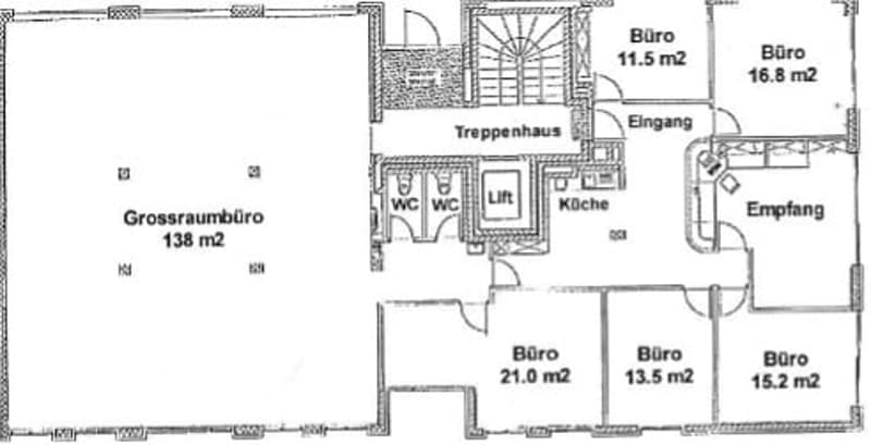 Entrance, living room, kitchen, 4 bedrooms, 2 bathrooms, lift, storage