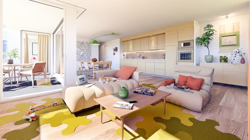 Sales of 25 apartments from studio to 5.5 rooms in Siviriez (2)