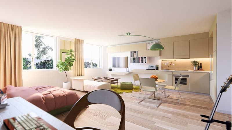 Sale of 25 apartments from studio to 5.5 rooms in Siviriez (3)