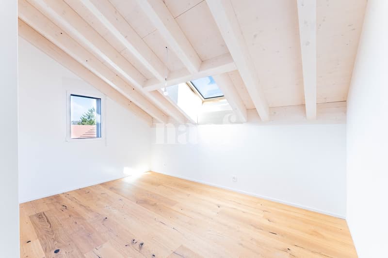 New 5.5-room duplex apartment with large balcony for sale in Prévonloup (5)