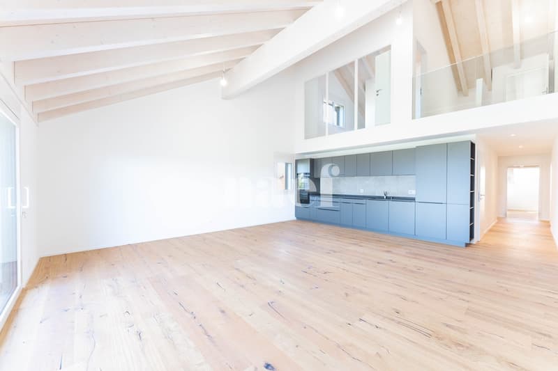 New 5.5-room duplex apartment with large balcony for sale in Prévonloup (2)