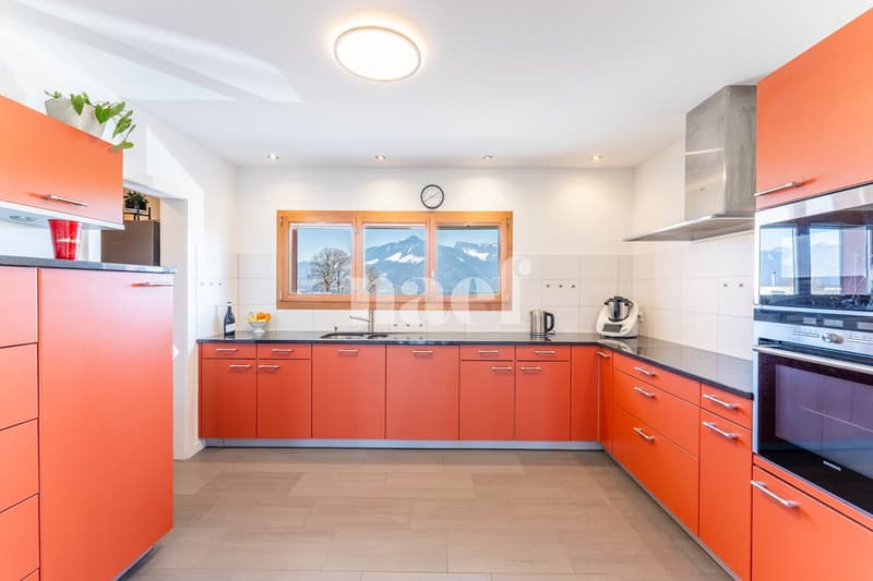 Casa indipendente di 5.5 locali con vista sulle Préalpes e il Moléson in vendita a La Tour-de-Trême (8)