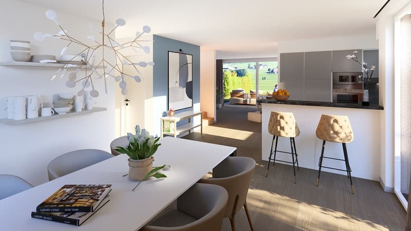 Verkauf von 15 Reihenvillen mit 5 und 6 Zimmern in Le Mouret (2)