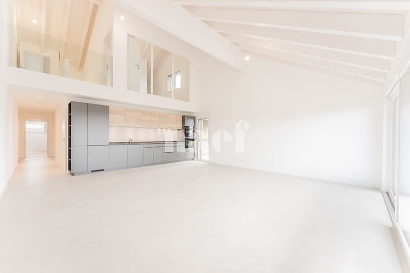 Appartement neuf de 5.5 pièces duplex avec grand balcon à vendre à Prévonloup (1)
