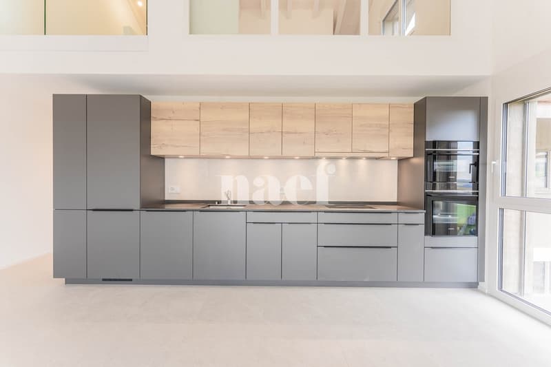 Appartement neuf de 5.5 pièces duplex avec grand balcon à vendre à Prévonloup (3)